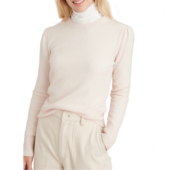 Alex Mill Sweaters - Alex Mill Pearl Pink Claire Wool & Cashmere Crewneck Sweater Size Small